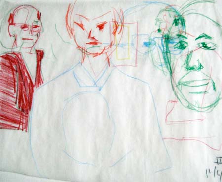Untitled (four faces)